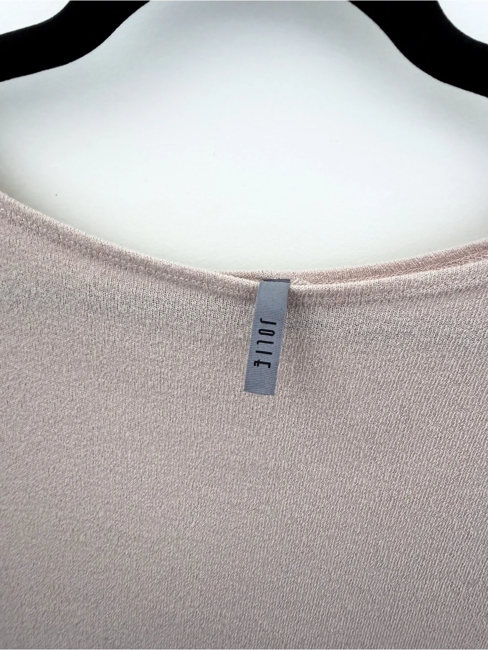 Jolie Blush Beige Dolman Sleeve Knit Top Oversized Boat Neck One Size - Picture 4 of 8